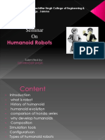 Seminar On: Humanoid Robots