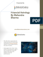 Financial Astrology by Mahendra Sharma