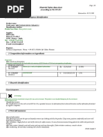 Material Safety Data Sheet According To 91/155 EC