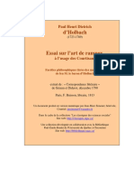 Holbach - Essai Sur L'art de Ramper PDF