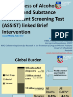 Effectiveness of Alcohol, Smoking and Substance Involvement Screening Test (ASSIST) Linked Brief Intervention