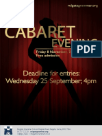 Cabaret Evening 2019 Final Notice