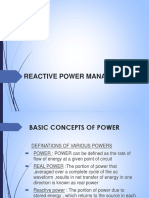 Reactive Power Management