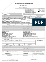 Application Form For Business Permit