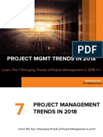 The Top Trendsin Projectmanagement in 2018-180114044712