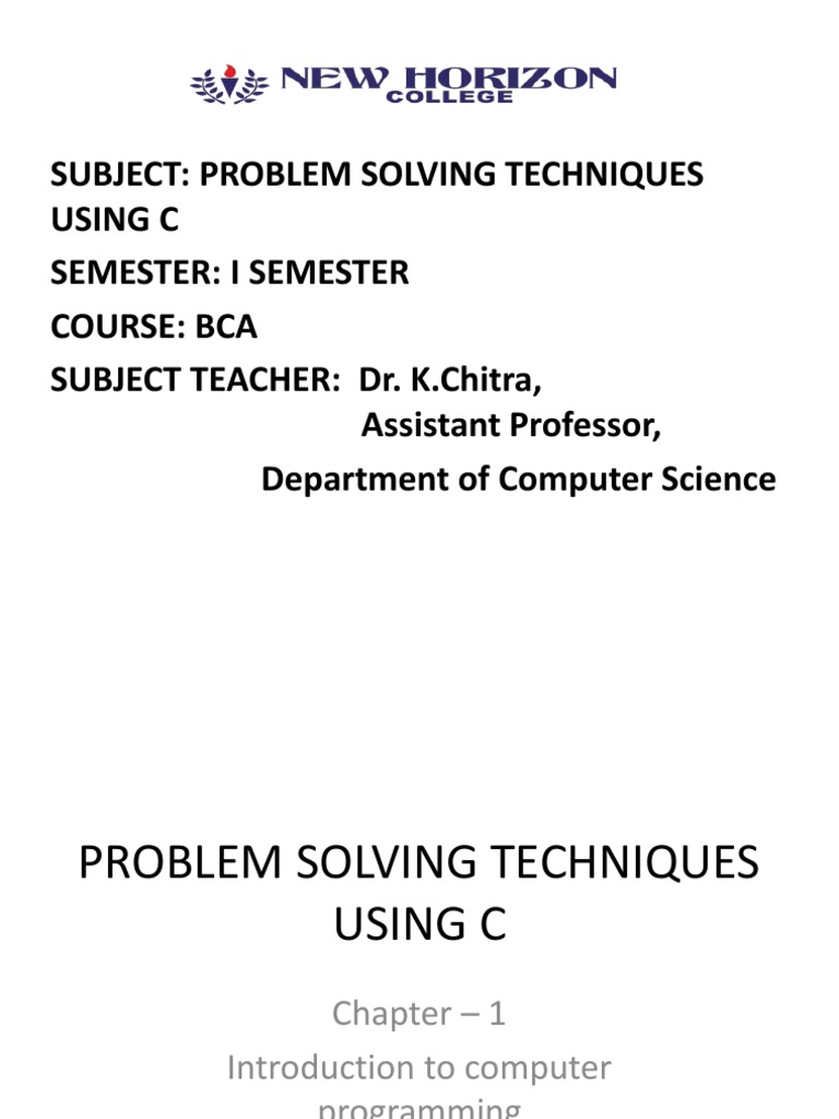 Problem Solving Tech | PDF | Algorithms | Computer Program
