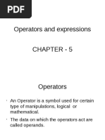 Operations Expressions