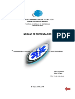 Normas de Presentacion Tesina (2.019) IUT-RBF