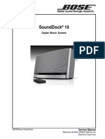 Bose Sounddock 10 Service Manual