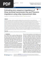 EstimatingZero-sequence Impedance