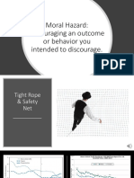 Moral Hazard: Encouraging An Outcome or Behavior You Intended To Discourage