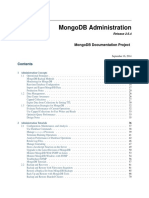 MongoDB Administration Guide PDF