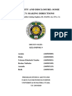 Uniformity and Disclosure Policy Directions