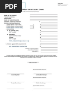 Statement of Account (Soa)