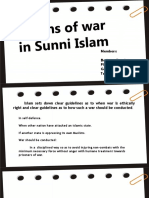 Sunni Islam Justify War (Group10)