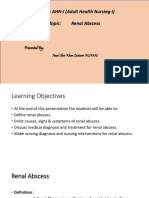 Renal Abscess