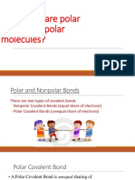 Polar Bonds and Polar Molecules