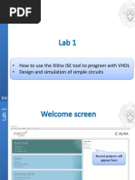 How To Use The Xilinx ISE Tool To Program With VHDL - Design and Simulation of Simple Circuits