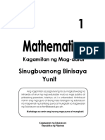 Math 1 LM S.Binisaya Unit 2 PDF