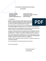 Declaracion Jurada de Compromiso para Culminar