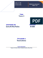 Tarea 5: Nagua, Provincia María Trinidad Sánchez, Rep. Dom