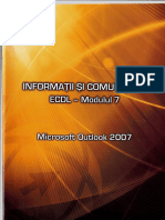 Modulul 7 - Informatie Si Comunicare - Outlook 2007