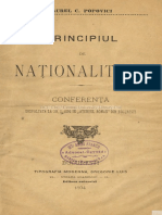 Aurel C. Popovici-Principiul de Naționalitate PDF