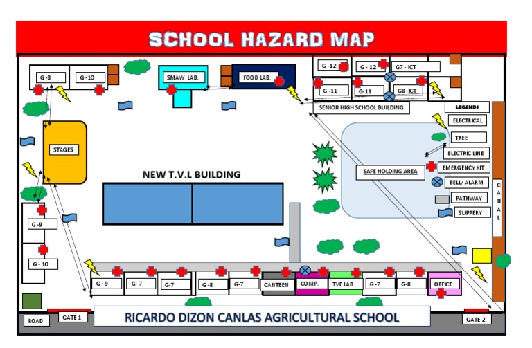 How To Make School Hazard Map