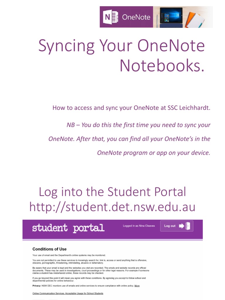 Syncing Your OneNote Notebooks PDF