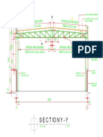 Sectiony-Y: Top and Bottom Chord TUBE 80 X 80 X 3 Mm. Top and Bottom Chord TUBE 80 X 80 X 3 MM