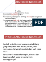 3 Profesi Arsitek & 13 Butir Kompetensi Di Indonesia