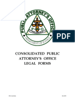 Consolidated Pao Legal Forms