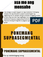 Ponemang Suprasegmental