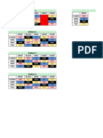 Weekly medical examination schedule