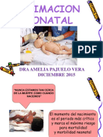 Reanimacion Neonatal: Dra Amelia Pajuelo Vera Diciembre 2015