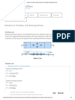 Bearing Stress Sample Problem 2