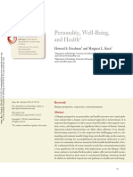 Friedman, H .S., & Kern, M. L. (2014) - Personality, Well-Being, and Health