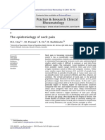 Epidemiology of Neck Pain