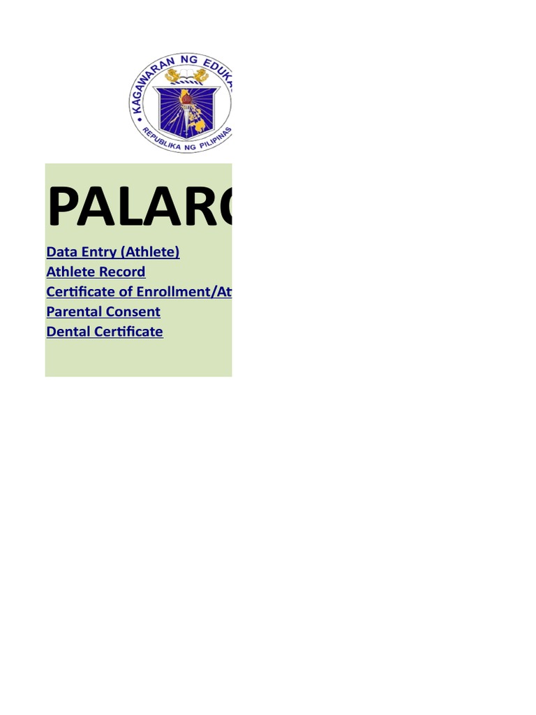 Data Entry Template Revised EBO | PDF | Dentistry | Dentistry Branches