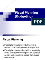 FISCAL PLANNING 