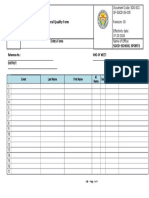 General Quality Form: QM - Page 1 of 1