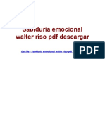 Sabiduria Emocional Walter Riso PDF Descargar