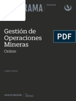 Gestion de Operaciones Mineras Online BROCHURE DIGITAL 2019 v6 PDF