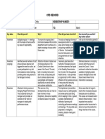 CPD Record Plan Public Sector Example