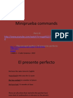 Miniprueba Commands: Perú III
