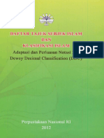 Daftar Tajuk Subjek Islam dan Klasifikasi Islam: Adaptasi dan Perluasan Notasi 297 Dewey Decimal Classification (DDC