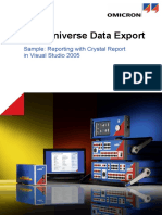 TU Data Export Sample Crystal Reports