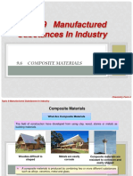 Topic 9 Manufactured Substances in Industry: 9.6 Composite Materials