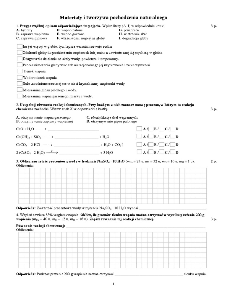Uzupelnij Opis Doswiadczenia Chemicznego Badanie Wlasciwosci Tlenku Krzemu Iv