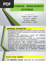 Database Management Systems